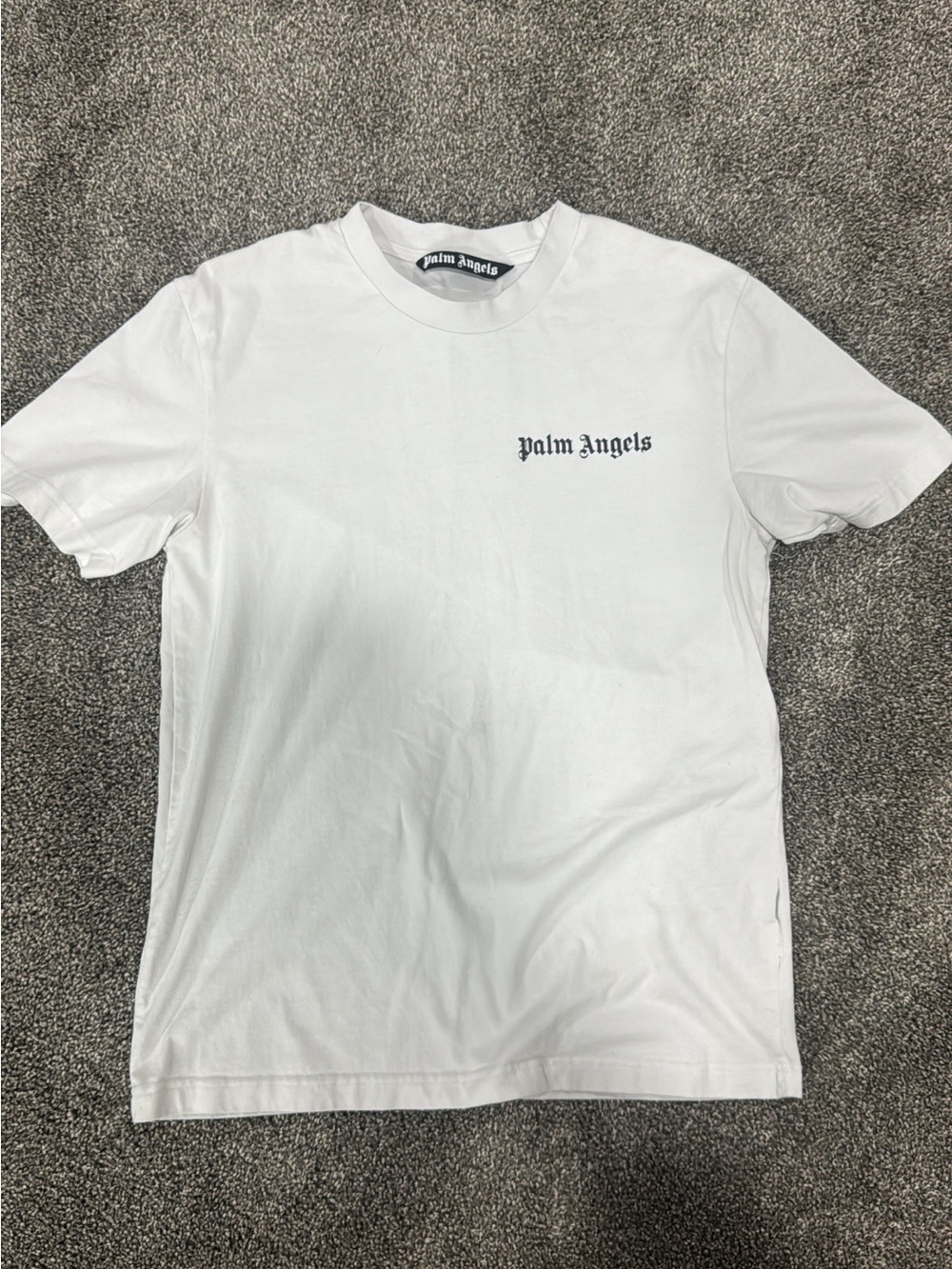 All white palm angels shirt